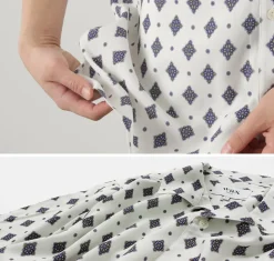 WAX LONDON / Didcot Short Sleeve Shirt Ditsy Tile