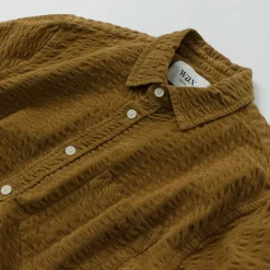 WAX LONDON / sherry-shirt seersucker cord
