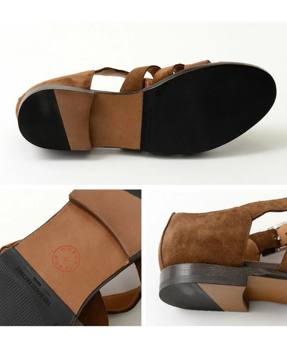 WHEELROBE / Gurkha sandal suede