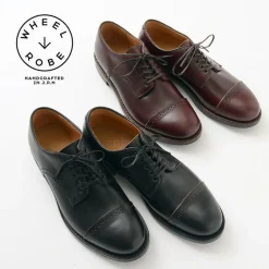WHEELROBE / Punched Cap Toe Derby Shoes