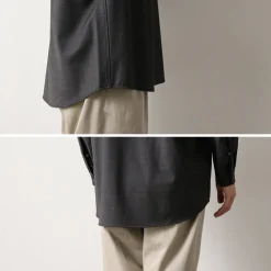 WHITE MOUNTAINEERING / Stretch Band Collar Shirt