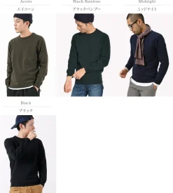 WILLIAM LOCKIE / Lambswool crew neck knit