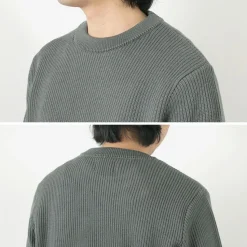 YONETOMI NEW BASIC / Extra Fine Wool Ribbed Knit Pullover