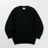 YONETOMI NEW BASIC / Rigid Cashmere Knit Pullover Garment Dyed