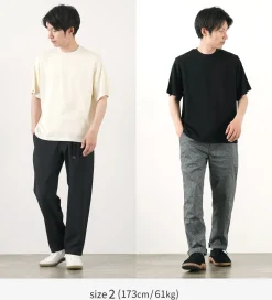 YONETOMI NEW BASIC / Silk Knit T-Shirt