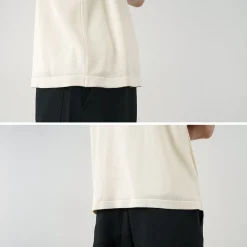YONETOMI NEW BASIC / Silk Knit T-Shirt