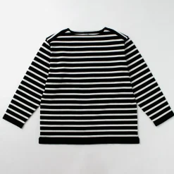 YONETOMI NEW BASIC / Wave Cotton Basque Knit Pullover