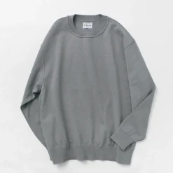 YONETOMI NEW BASIC / Wave Cotton Knit Pullover